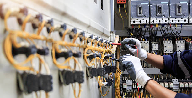Professional Electrician technician working in Orange, TX